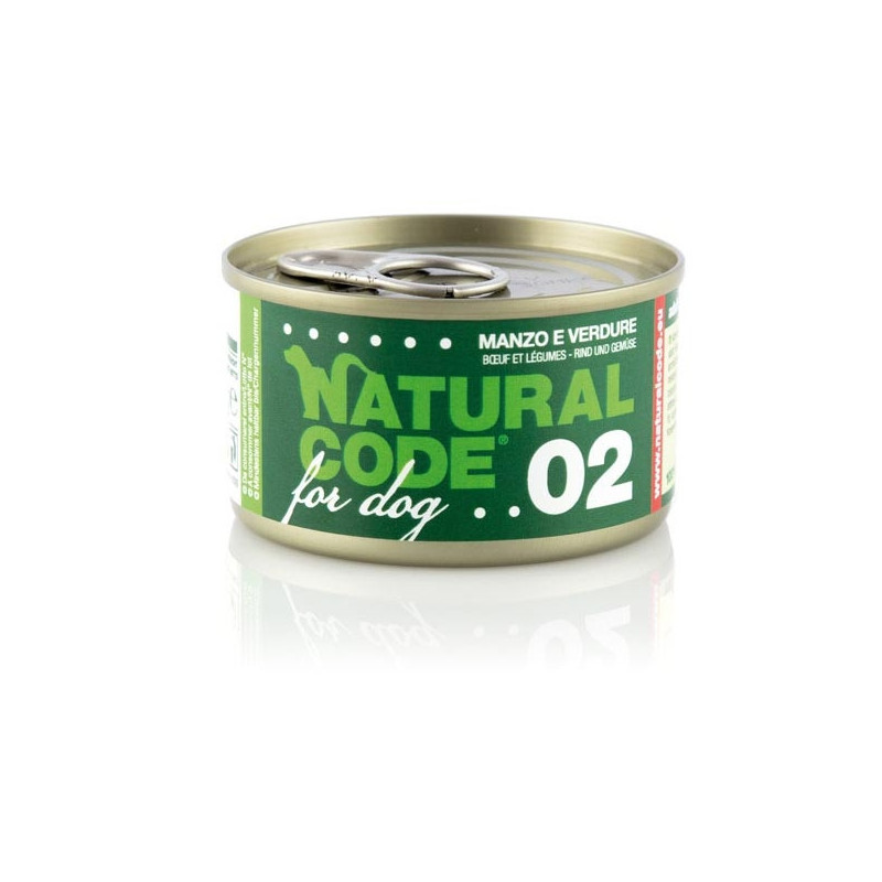 NATURAL CODE For Dog bœuf et légumes 90 g. 02 NATURAL CODE For Dog bœuf et légumes 90 g. 02