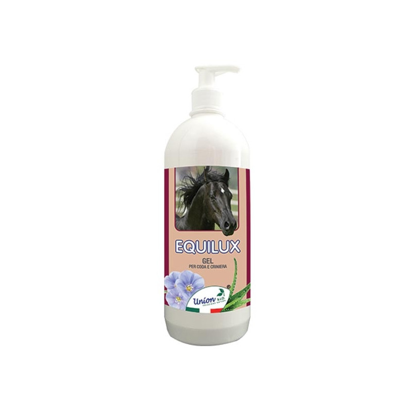 Equilux gel per cavallo - ristrutturante e rinforzante per coda e criniera 1 lt.