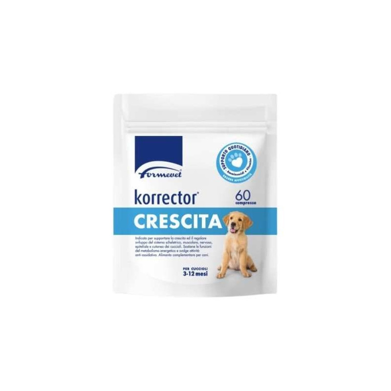 Formevet - Korrector Crescita chiots 60 comprimés Formevet - Korrector Crescita chiots 60 comprimés