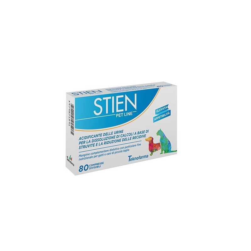 Teknofarma - Stien Pet line cats and small dogs 80 cpr