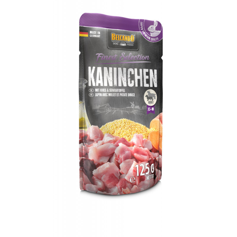 Belcando lapin avec miglio et pommes de terre dolci 125 g. (sachets)