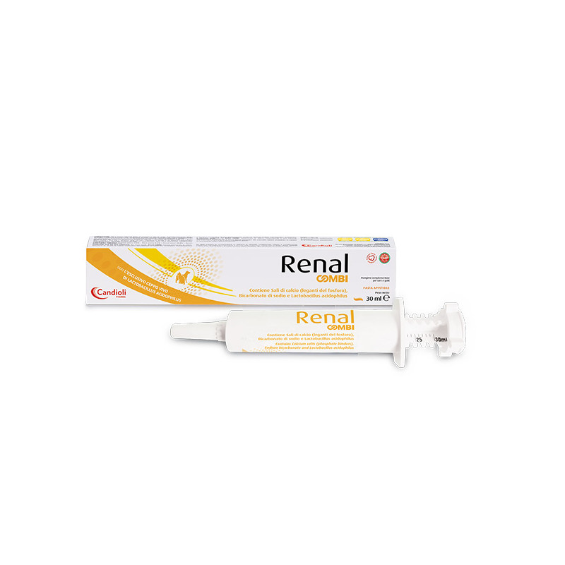 Candioli - Renal combi pâte 30 ml. chien/chat Candioli - Renal combi pâte 30 ml. chien/chat