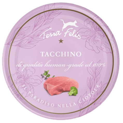 Terra felis Adult Tacchino 80 gr. -