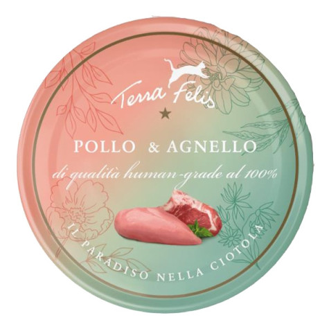 Terra felis Adult Poulet et Agneau 80 g.