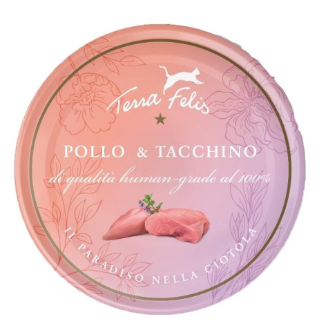 Terra felis Adult Pollo e Tacchino 80 gr. -