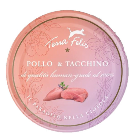 Terra felis Adult Pollo e Tacchino 80 gr. - 