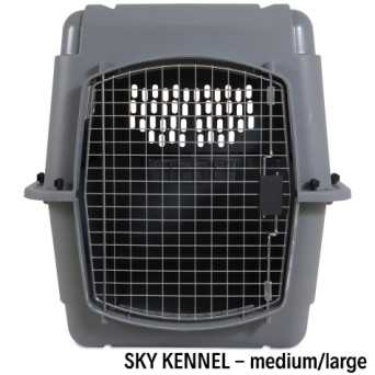 PETMATE Sky Kennel M/L Fino a 12/22 Kg. 81x57x60,5 cm. - 