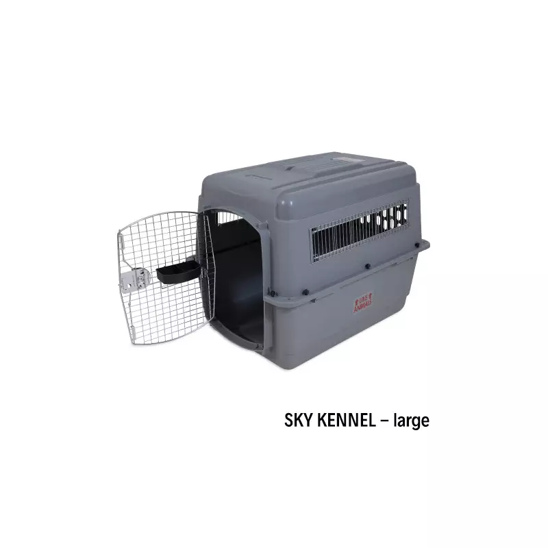 PETMATE Sky Kennel L Up to 22/31 Kg. 91x63,5x68,5 cm. PETMATE Sky Kennel L Up to 22/31 Kg. 91x63,5x68,5 cm.