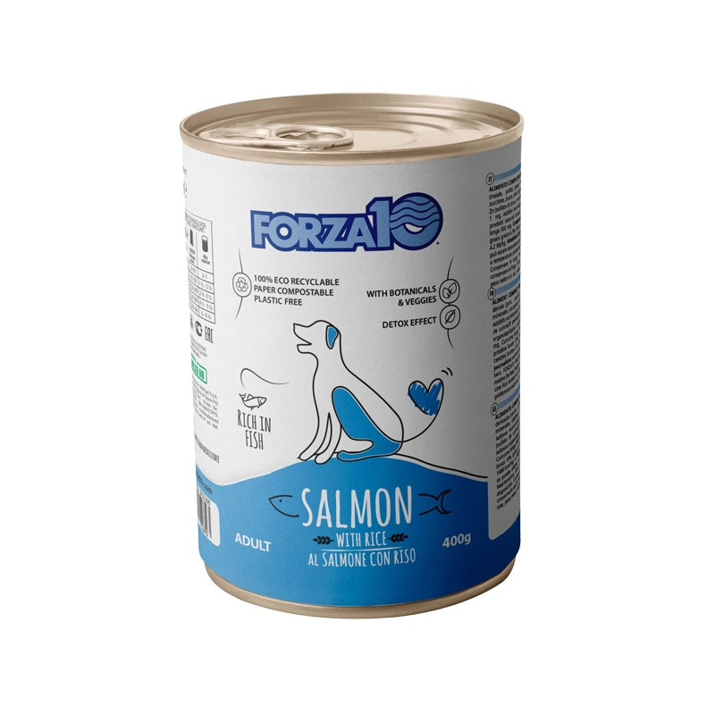 Forza10 Maintenance al Saumon avec Riz 400 g. Forza10 Maintenance al Saumon avec Riz 400 g.