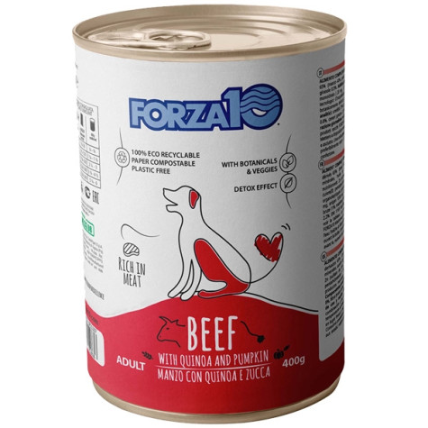 Forza10 Maintenance Rindfleisch mit Quinoa und Kürbis 400 gr. - 