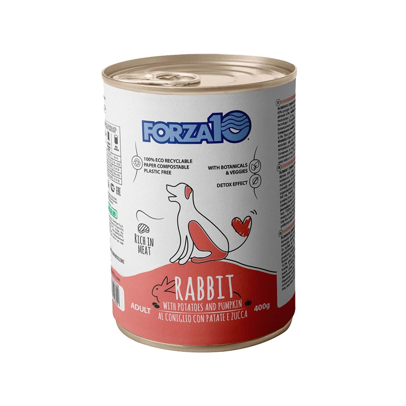 Forza10 Maintenance al Lapin avec Pommes de terre et Citrouille 400 g.