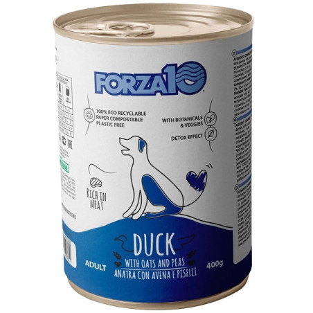 Forza10 Maintenance Anatra con Avena e Piselli 400 gr. - 