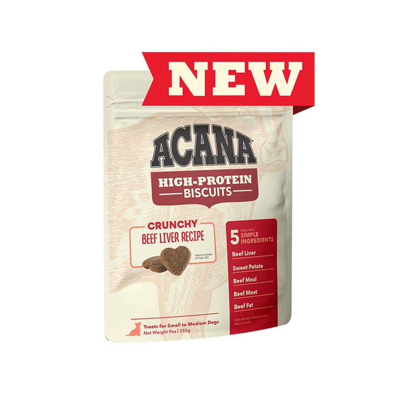Acana Snack Biscuits High Protein al Foie di Bœuf 100 g.