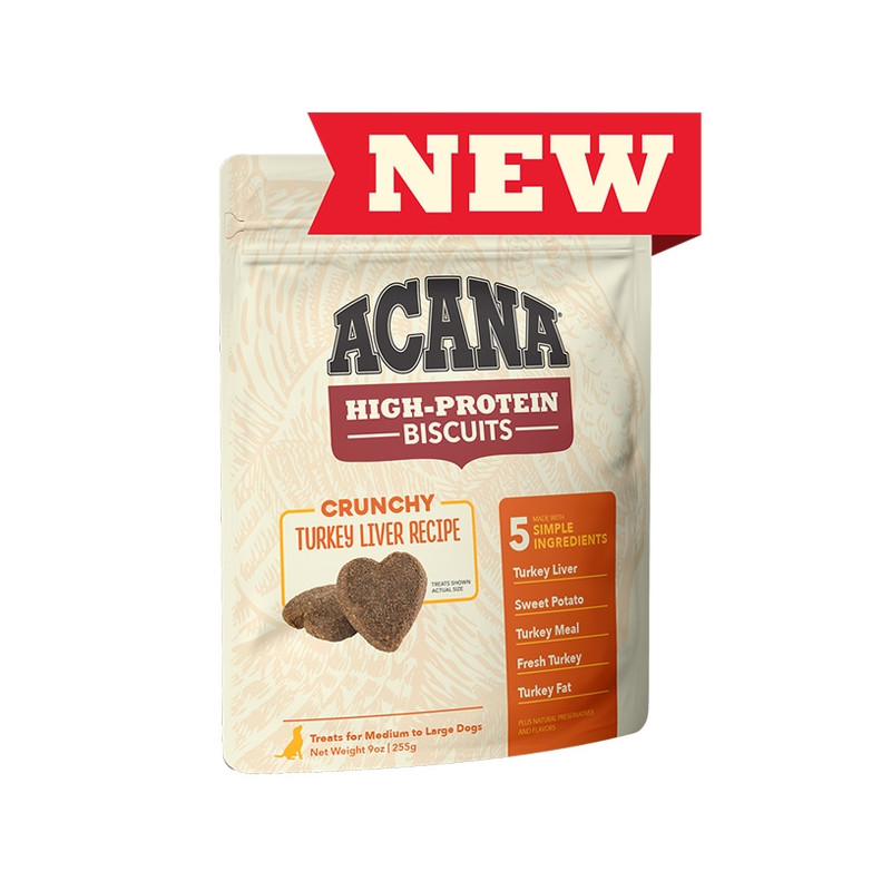 Acana Snack High Protein Biscuits with Turkey Liver 100gr.