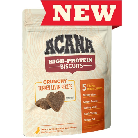 Acana Snack High Protein Kekse mit Putenleber 100gr. - 
