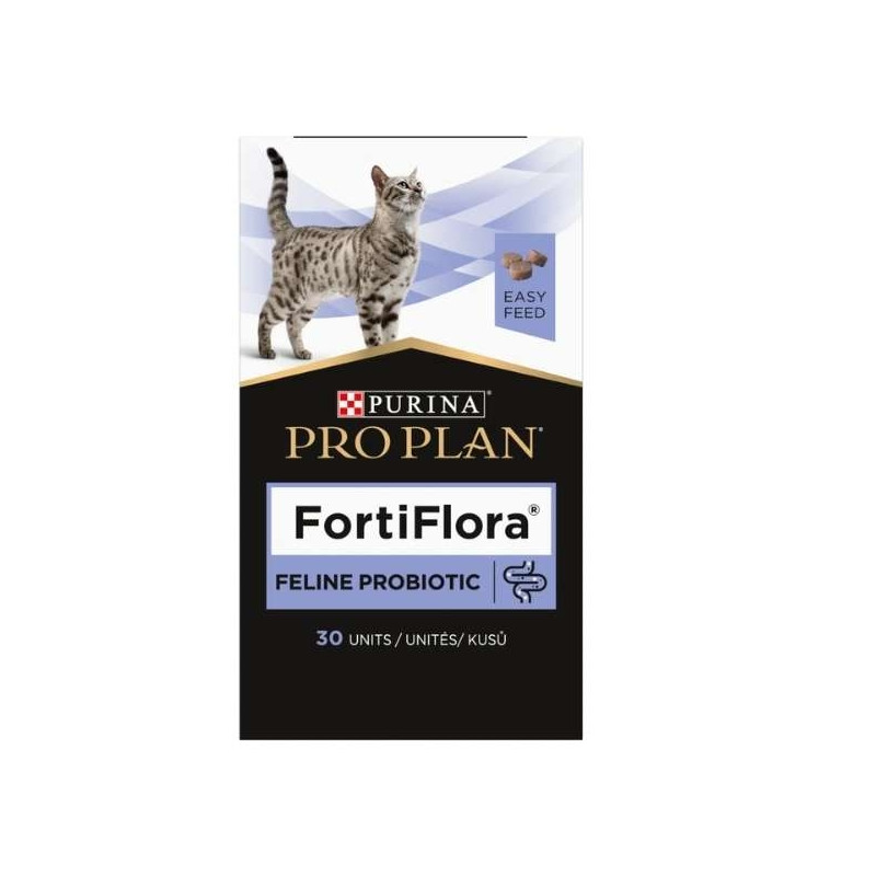Pro Plan Fortiflora Chews Chat 30 comprimés da 0,5 g