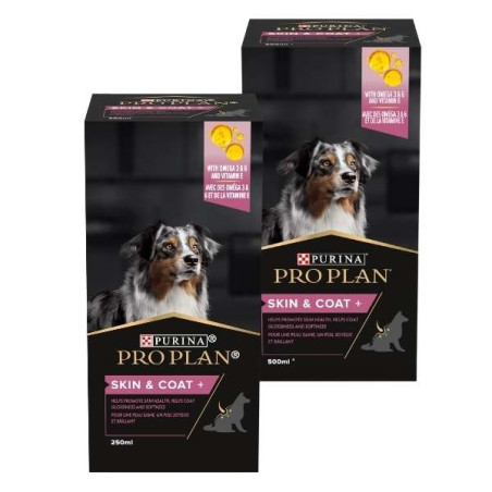 PURINA -Proplan supplement skin and coat 4x250 ml. - 