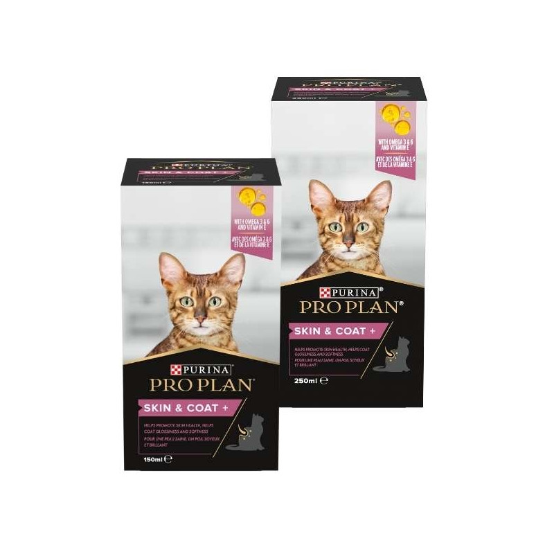 PURINA - Proplan cat supplement skin and coat 6 x 250 ml.