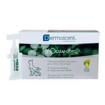 Dermoscent - Pyoclean OTO 10 Einzeldosen von 5 ml. - 