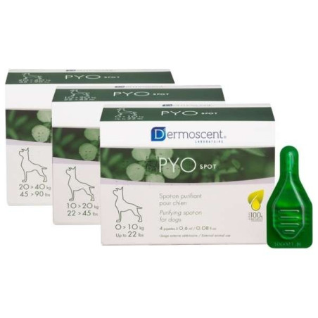 Q.VET DDermoscent PYO Spot (0,6 ml. From 0-10 Kg.) - 