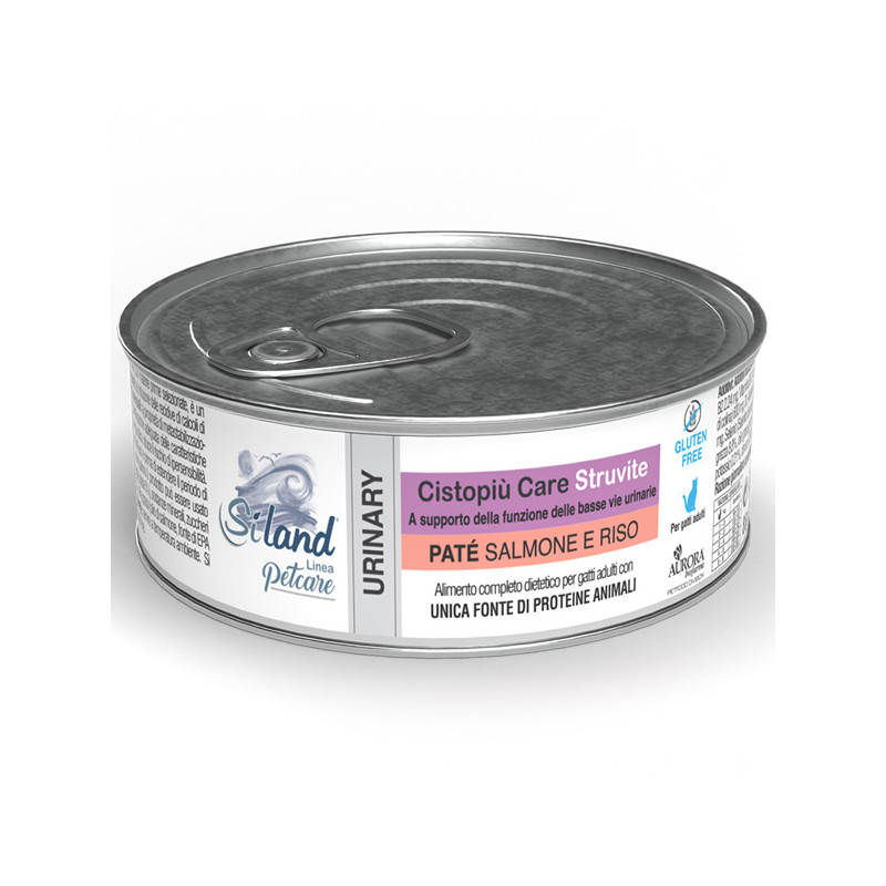 Aurora Biofarma - Cistopiù care adult struvite saumon et riz 85 g. Aurora Biofarma - Cistopiù care adult struvite saumon et riz 85 g.