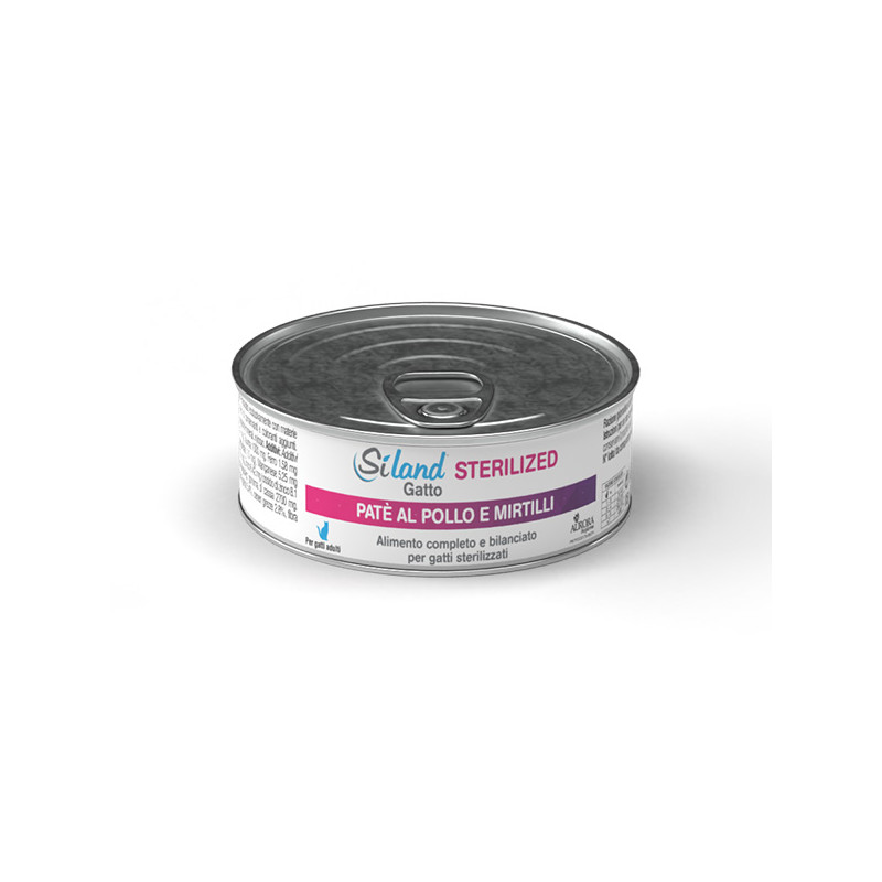 Aurora Biofarma - adult strilizzato poulet et myrtilles 85 g. Aurora Biofarma - adult strilizzato poulet et myrtilles 85 g.