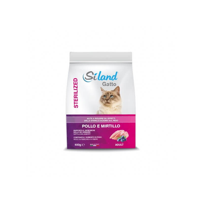 Aurora Biofarma - Adult sterilizzato gatto pollo e mirtilli 1,5 kg