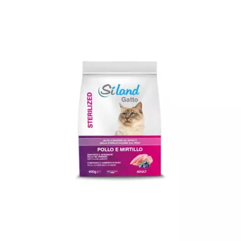 Aurora Biofarma - Adult sterilizzato gatto pollo e mirtilli 1,5 kg - 