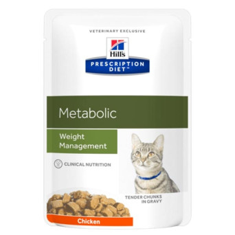 Hill's Cat metabolisch 12 Beutel à 85 gr. - 
