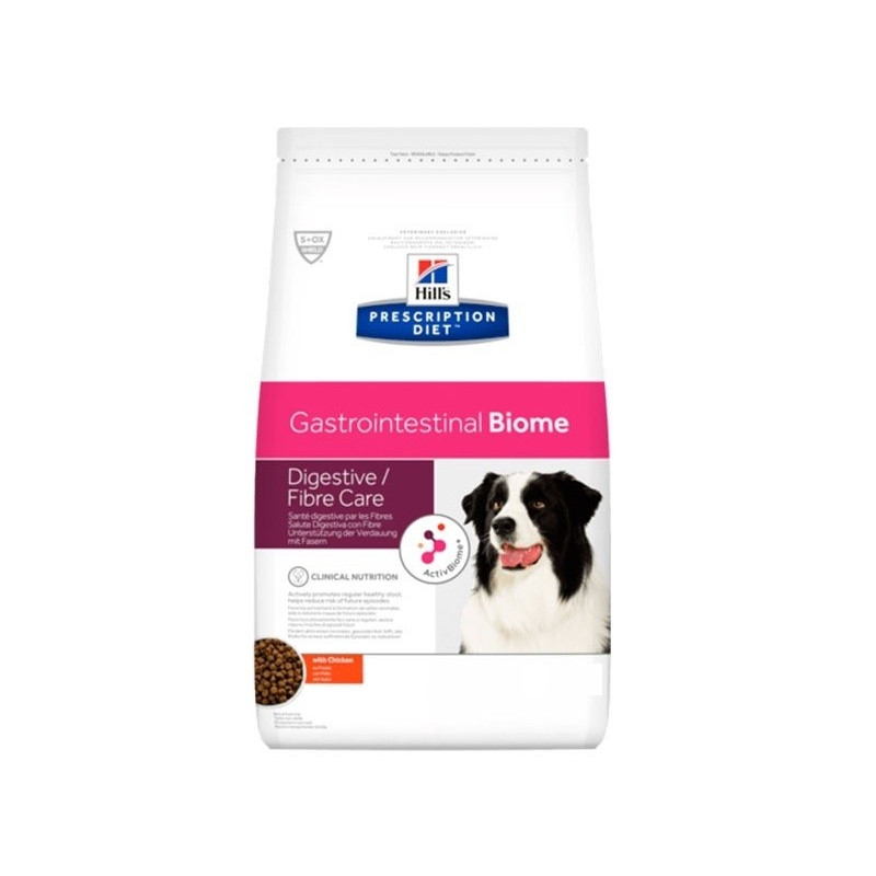 HILL'S Chien Gastrointestinal Biome avec Poulet 4 Kg. HILL'S Chien Gastrointestinal Biome avec Poulet 4 Kg.