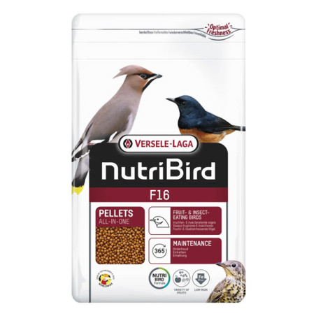 VERSELE-LAGA NutriBird F16 Frugivores Insectivores Medium Size 800 gr. - 