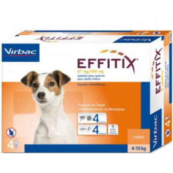 VIRBAC Effitix Spot On Stock klein (4 - 10 kg) - 