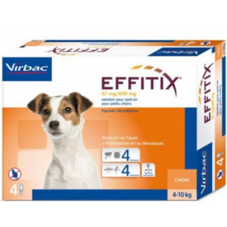 VIRBAC Effitix Spot On Cane Small (4 - 10 kg) - 