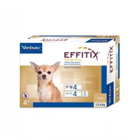 VIRBAC Effitix Spot On Chien Toy (1,5 4 kg)