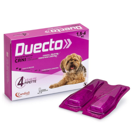 CANDIOLI Duecto Spot-on Small 1,5/4 kg 4 pipette - 