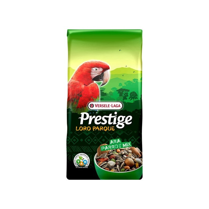 VERSELE-LAGA Prestige Loro Parque Ara Papageienmischung 15 kg.