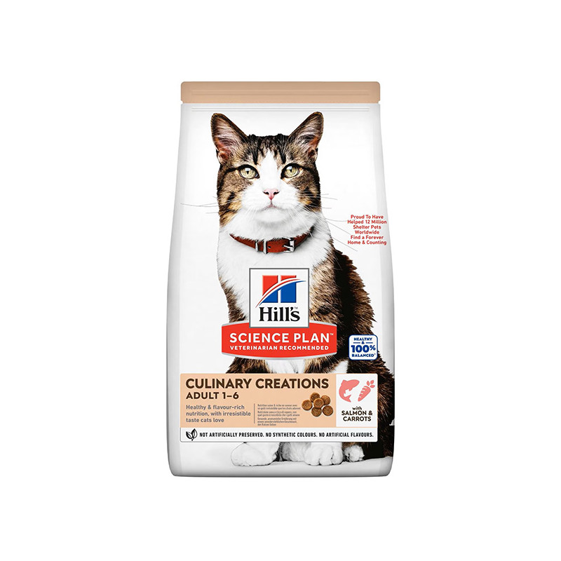 HILL'S Cat kulinarische Kreation Salmone e Carota 10 kg