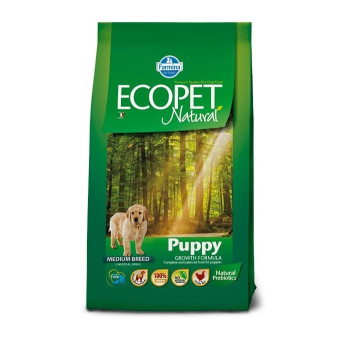 Ecopet Natural Puppy Medium 12 Kg. - 