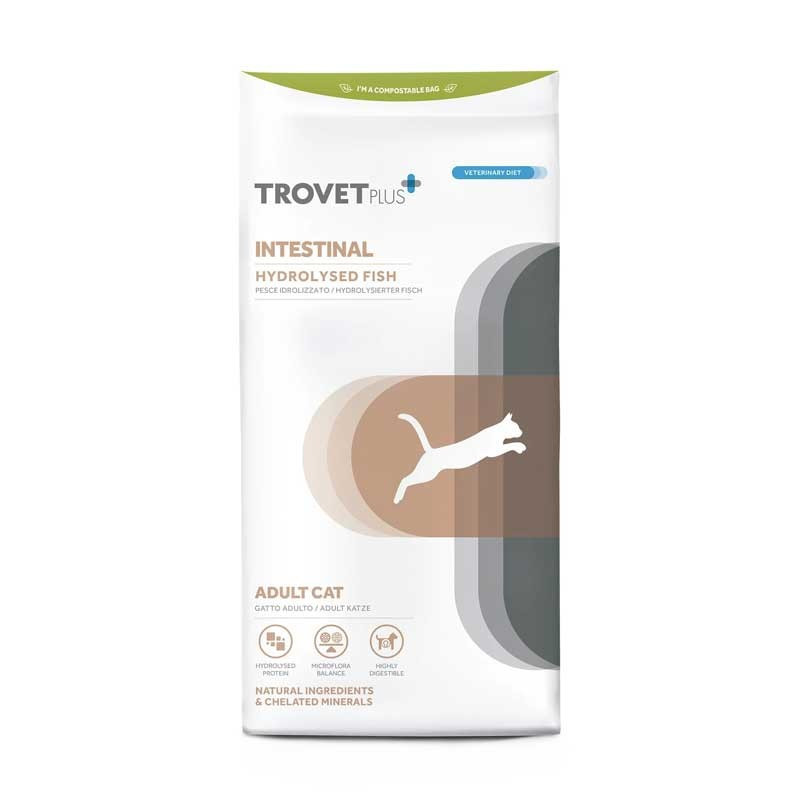 TROVET - Cat Intestinal fresh hydrolysed white fish 5 kg