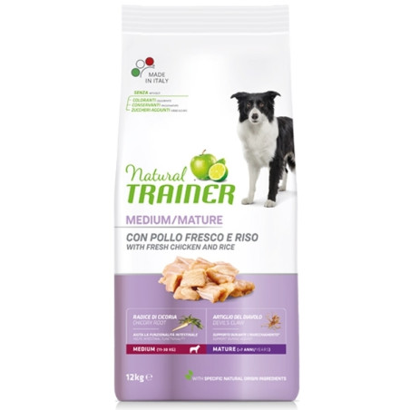 TRAINER Natural Maturity Medium with Fresh Chicken 12 kg. - 