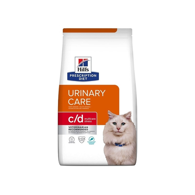 Hill's c/d feline Stress Urinary Care avec poisson Oceanico 1,5 kg Hill's c/d feline Stress Urinary Care avec poisson Oceanico 1,5 kg