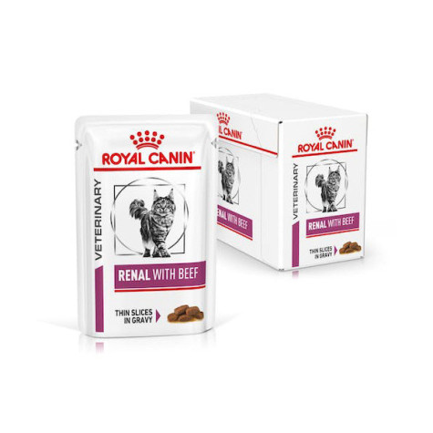 royal canin renal Chat bœuf 12 x 85 g pâtée