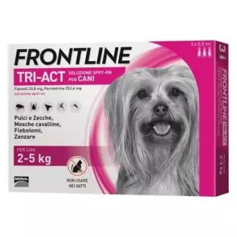 Frontline tri-act 2-5 kg 3 Pipetten (0,5 ml)