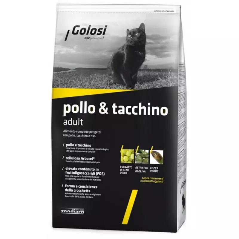 Golosi Gatto with Chicken and Turkey 7,5 Kg Golosi Gatto with Chicken and Turkey 7,5 Kg