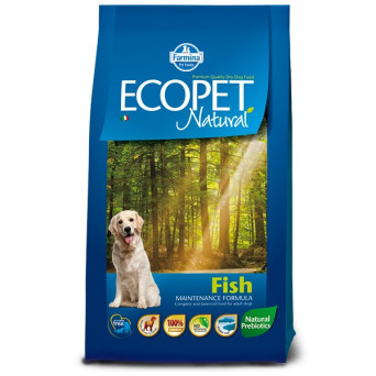 Ecopet Natural Fish Medium 12 Kg. - 
