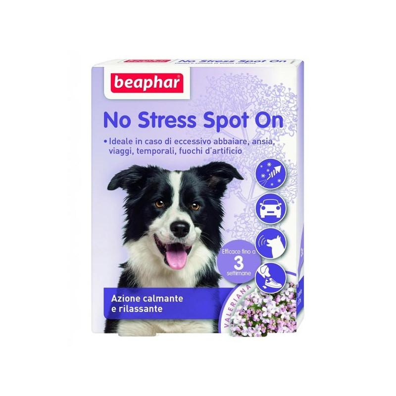 BEAPHAR NO STRESS SPOT ON DOG 3 pipettes
