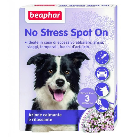 BEAPHAR NO STRESS SPOT ON CANE 3 pipette - 