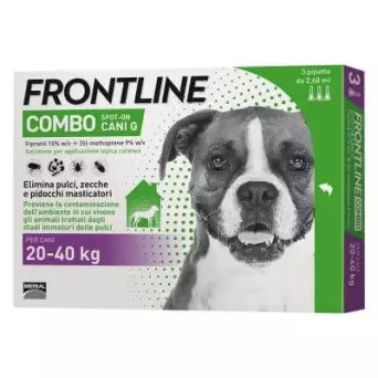 Frontline Combo große Hunde 3 Pipetten 20-40 kg -2,68 ml