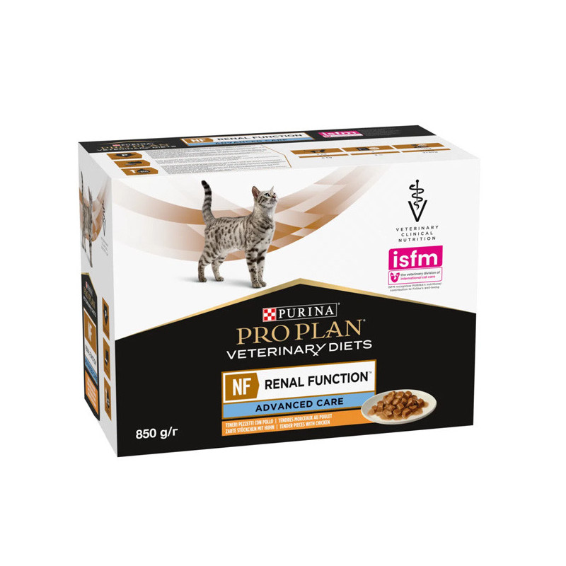 Purina proplan diet NF Renal Function Chat poulet 10 sachets 85 g Purina proplan diet NF Renal Function Chat poulet 10 sachets 85 g