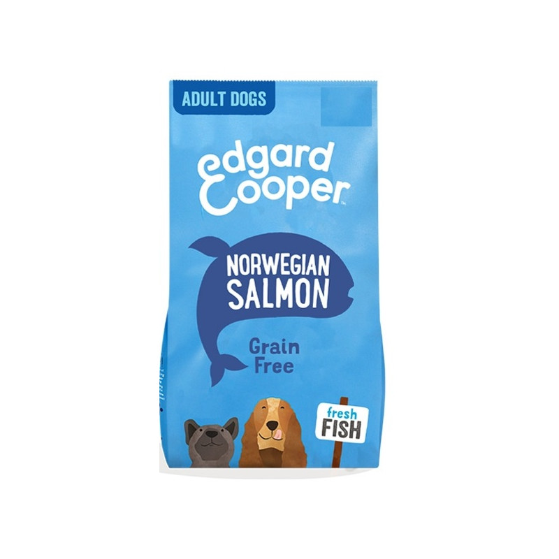 Edgard&Cooper Adult Salmone Norvegese GF 7 kg.